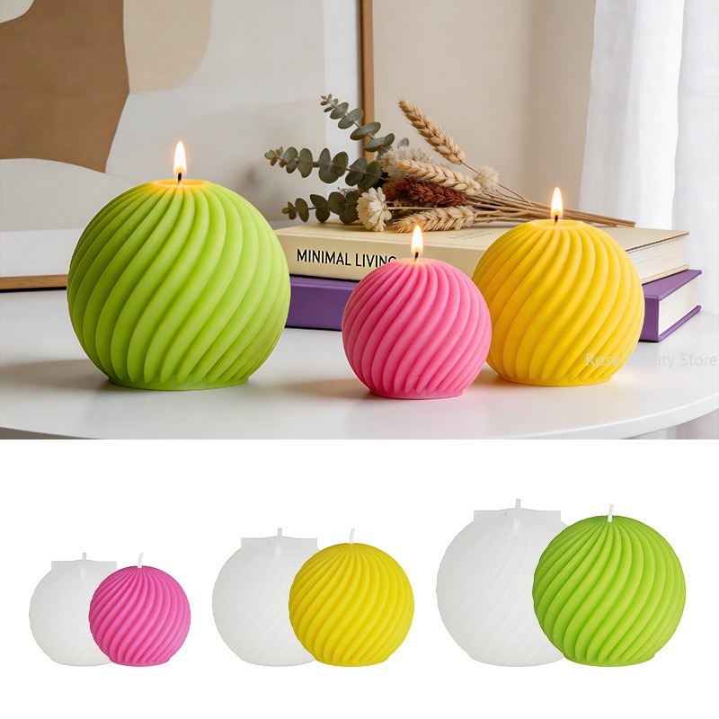 3D Christma Ball Candle Silico - Ice Mold Sphere ulasan dan harga
