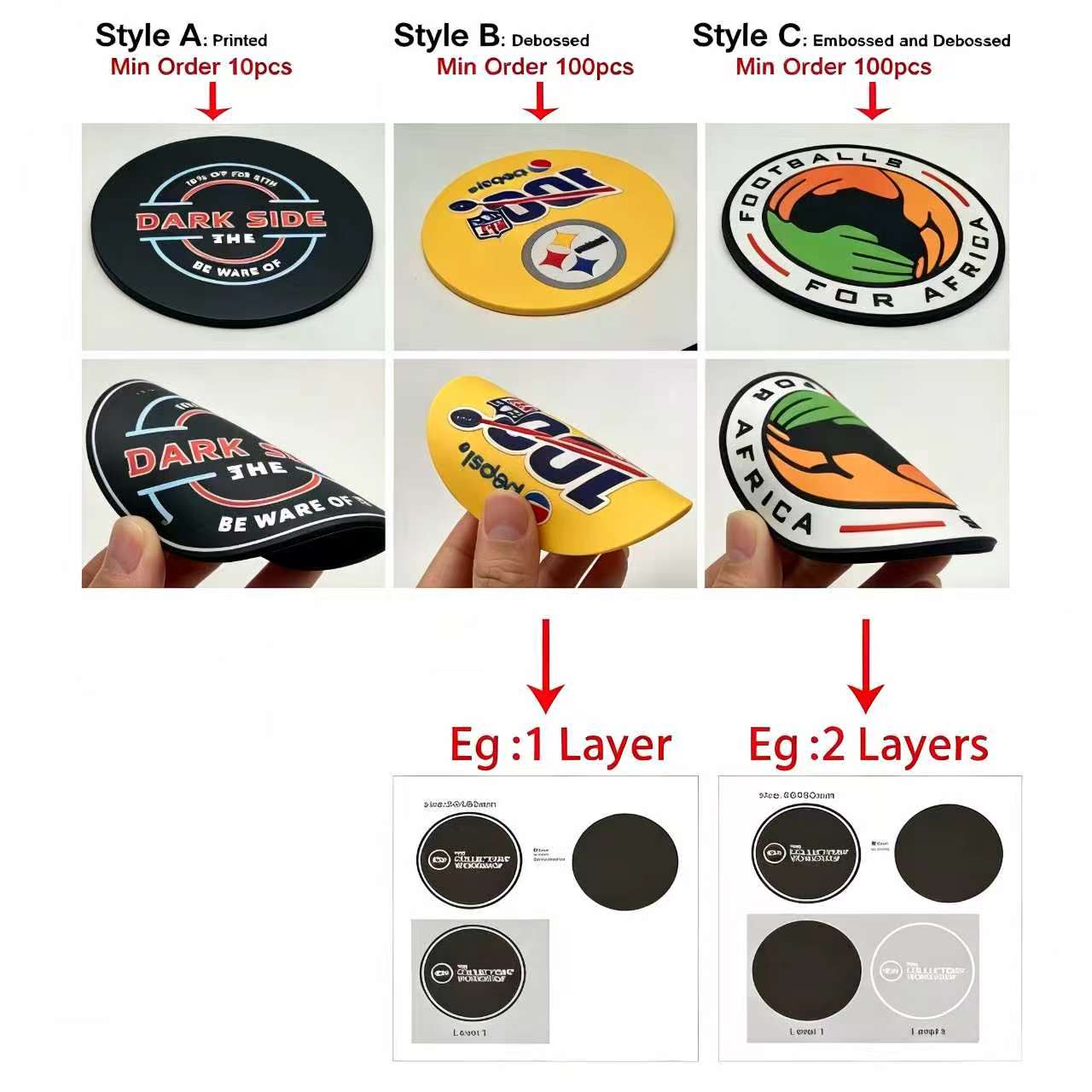 Custom Any Shape Rubber Cup Co - Bar Mat Rubber ulasan dan harga