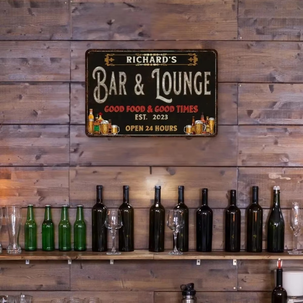 CIFbuy Personalized Custom Tex - Home Bar Lounge ulasan dan harga